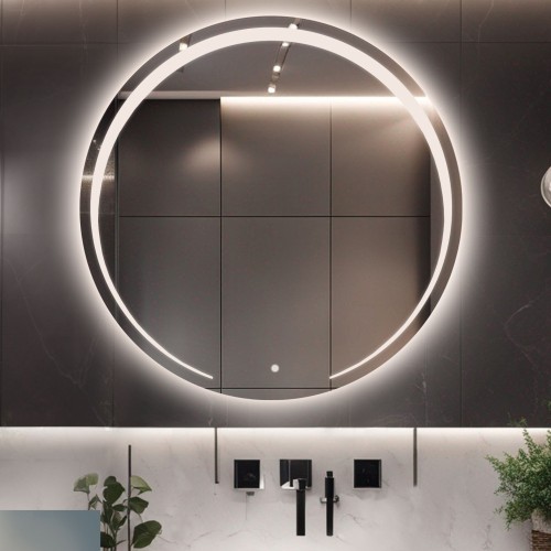 Kúpeľňové okrúhle zrkadlo s... 2