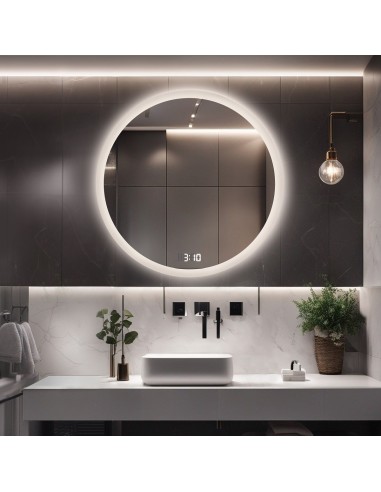Kúpeľňové okrúhle zrkadlo s...