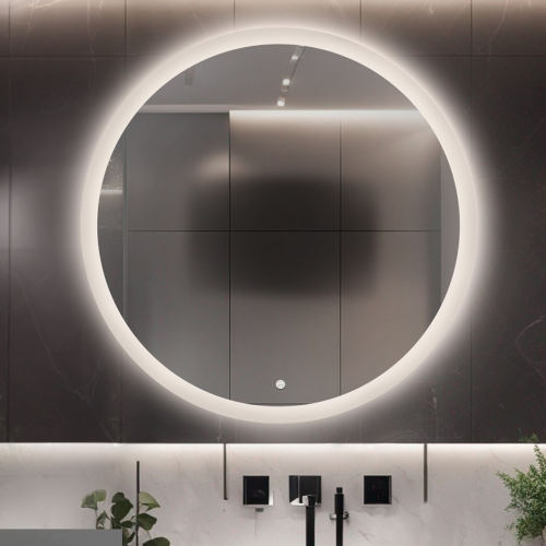 Kúpeľňové okrúhle zrkadlo s...