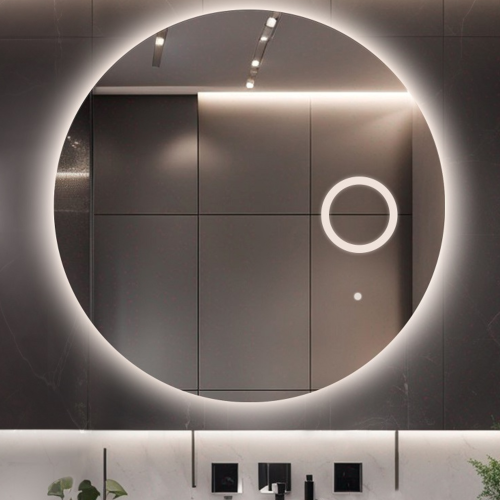 Kúpeľňové okrúhle zrkadlo s... 2