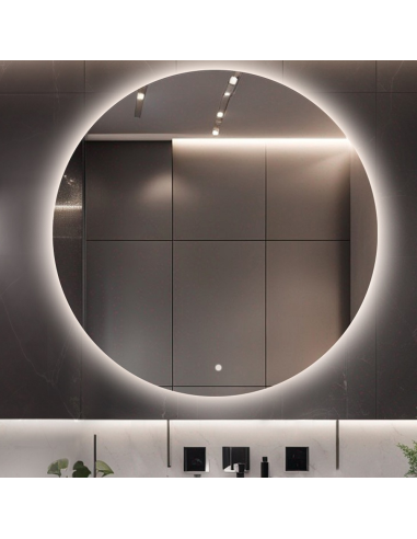 Kúpeľňové okrúhle zrkadlo s vypínačom...