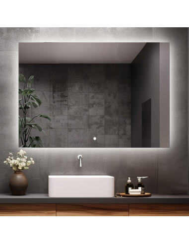 Kúpeľňové obdĺžnikové zrkadlo s...