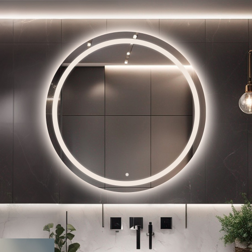 Kúpeľňové okrúhle zrkadlo s...