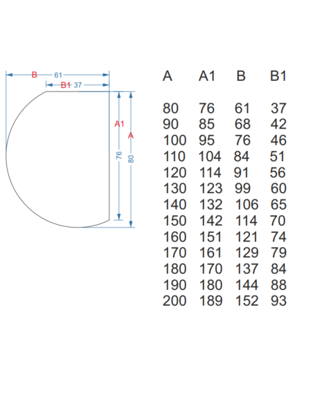 Zrkadlo s nepravidelným tvarom v matnom čiernom MDF ráme - ODETTA