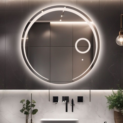 Kúpeľňové okrúhle zrkadlo s...