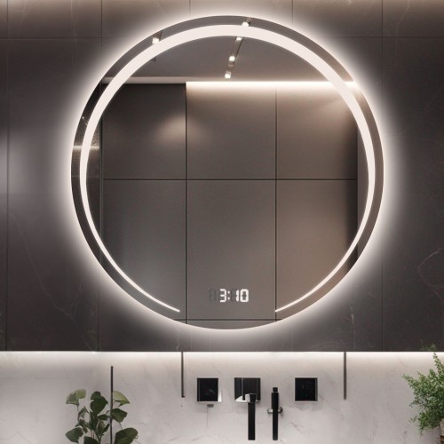 Kúpeľňové okrúhle zrkadlo s...