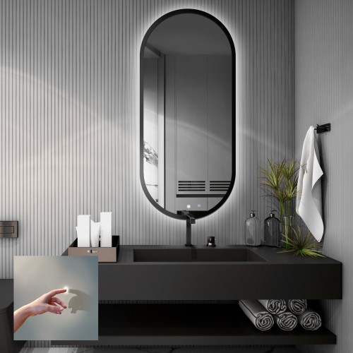 Oválne zrkadlo v ráme s... 2