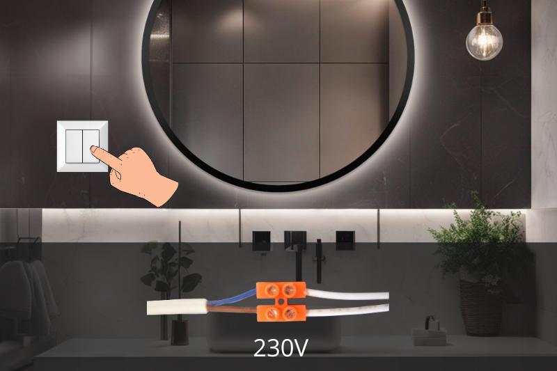 priamo na 230 V kábel