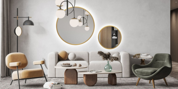 Kompozícia zrkadiel na stene – ako ich využiť na dekoráciu interiéru?